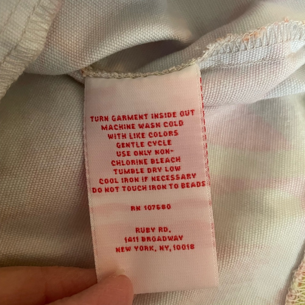 Ruby Rd. Brushstroke Print Button Jacket in Pink,… - image 5